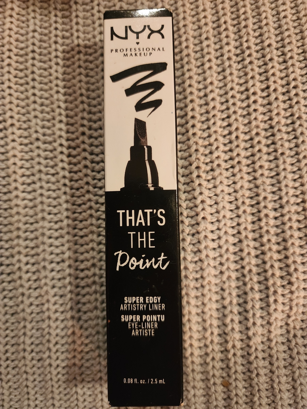 NYX That's The Point Super Edgy Artistry Liner - Black